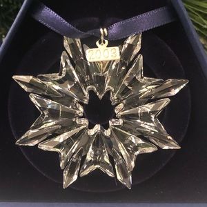 New Swarovski 2003 snowflake ornament Rare  original box